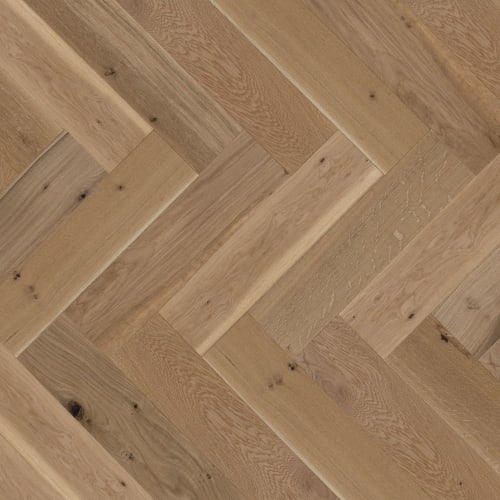 White Oak - 5" Character Brushed Herringbone