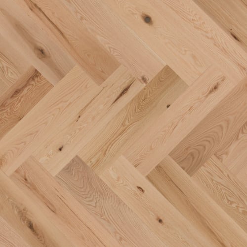 Red Oak - 5" Character Brushed Herringbone