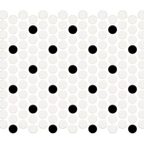 White / Black / Matte Penny Rounds