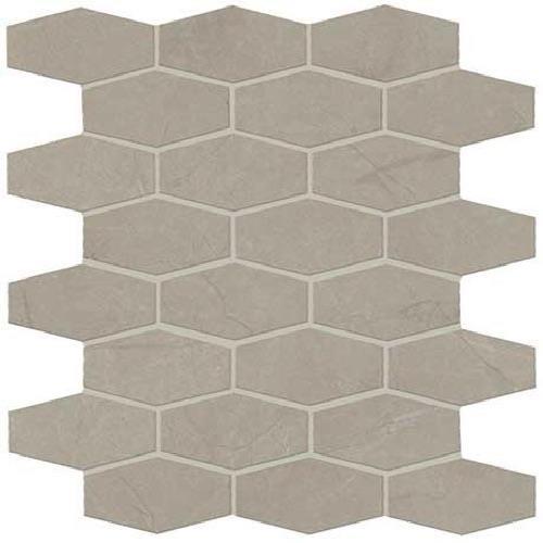 Coliseum Gray Matte - Hex Mosaic