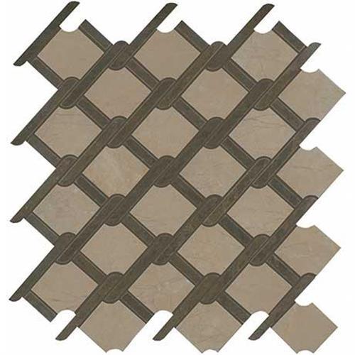 Corinth Beige & Imperial Brown Polished - 14X14.5