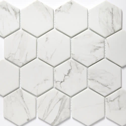 Calacatta 3" Hexagon