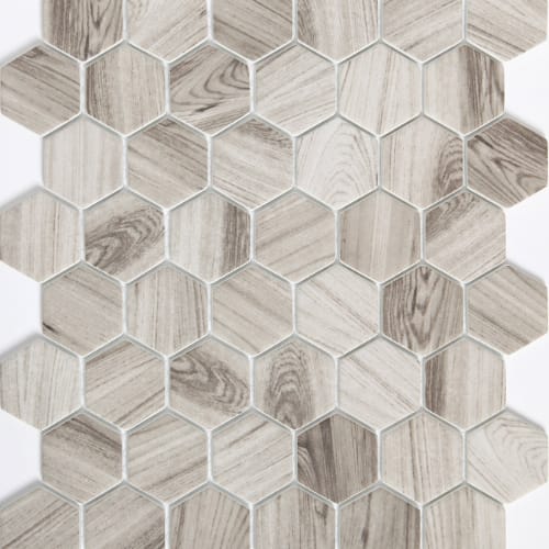 Gray 2" Hexagon