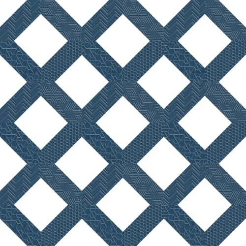 Frame Navy 10" X 10"