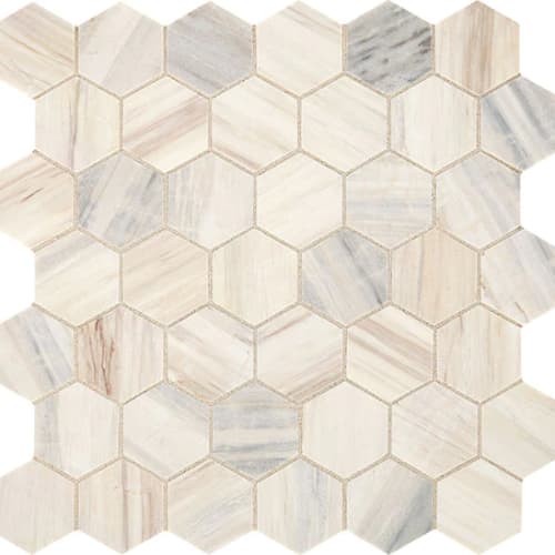 Pier White Hexagon