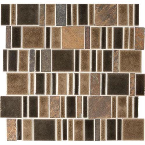 Bark Mosaic (Square 2"Xrandom) - 13X13