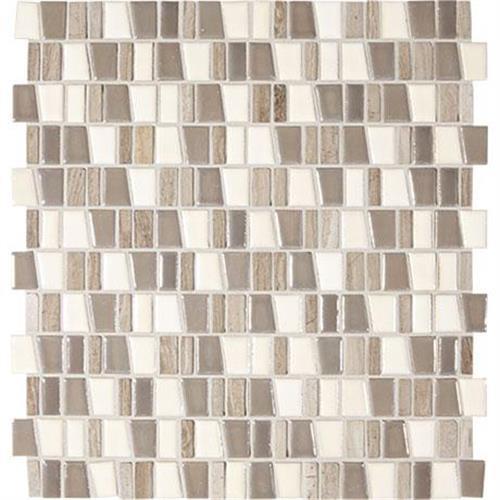 Rainstorm Mosaic (Trapezoid 1"Xrandom) - 12X12