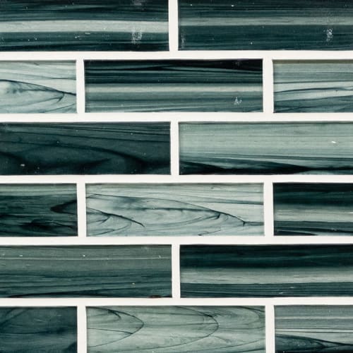 Midnight Blue Ombre Tile 2X6