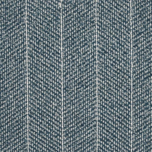 Blue striped carpeting as part of the Surf Stripe Collection by DOMA