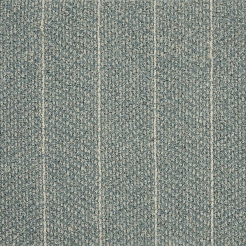 Green wool striped carpet as part of the Surf Stripe Collection by DOMA