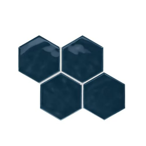 Midnight Blue Hexagon
