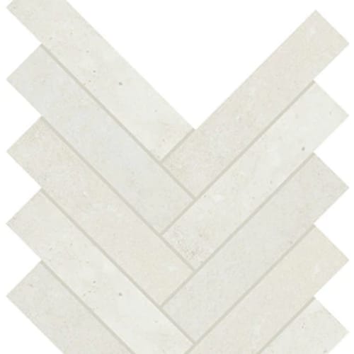 White Herringbone