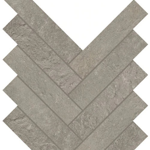 Medium Grey Herringbone