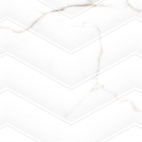 White Chevron 13" X 36"