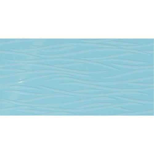 Crisp Blue Brushstroke 12X24
