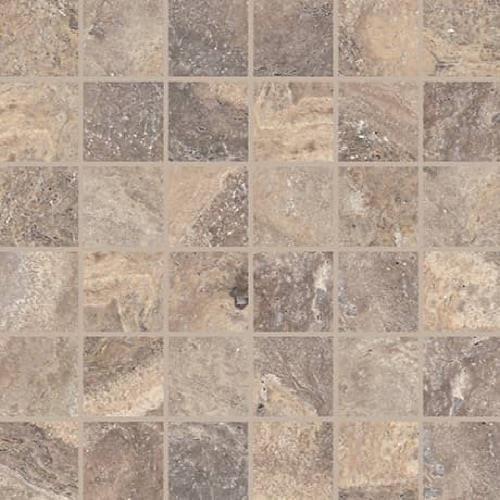 Denali Peak Travertine - 2X2 Mosaic
