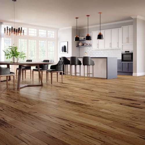 Tigerwood Engineered Wirebrush Natural 5/8" X 7 3/4"