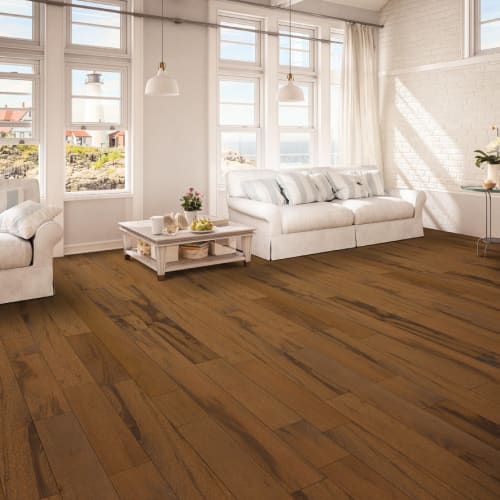 Tigerwood Engineered Wirebrush Chocolate 5/8" X 7 3/4"