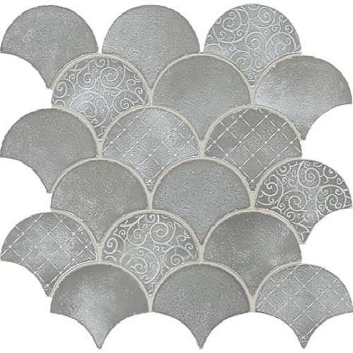 Whitewash Titanium - Fan Mosaic