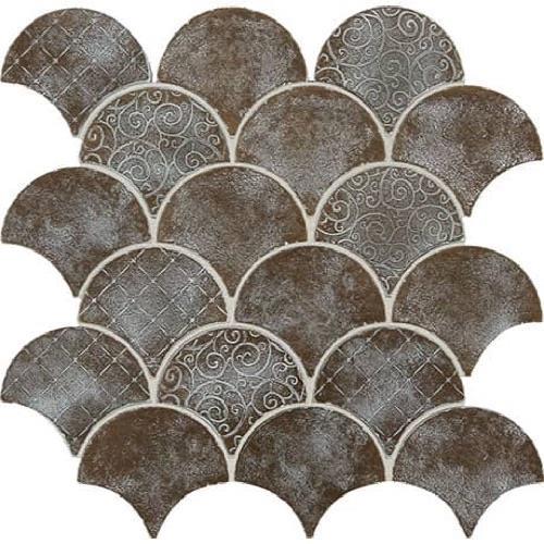 Whitewash Classic Bronze - Fan Mosaic