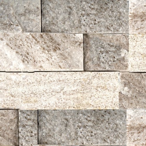 Cream Gold Quartzite - Flamed Stacked 6" X 24"