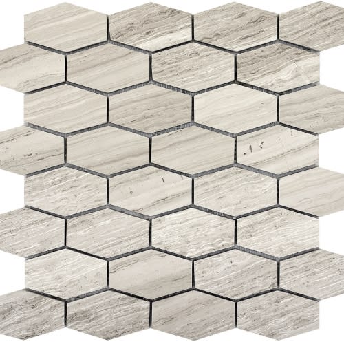 Cream - Hexagon Wide Honed