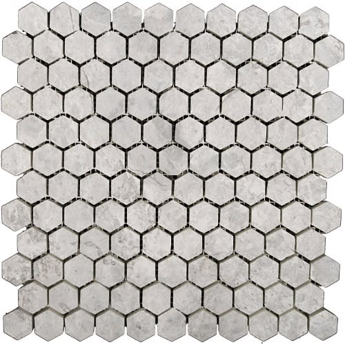 Silver Polished - Hexagon
