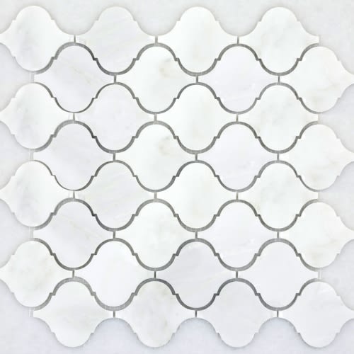 Winter Frost Lantern Mosaic - Mesh Mosaic